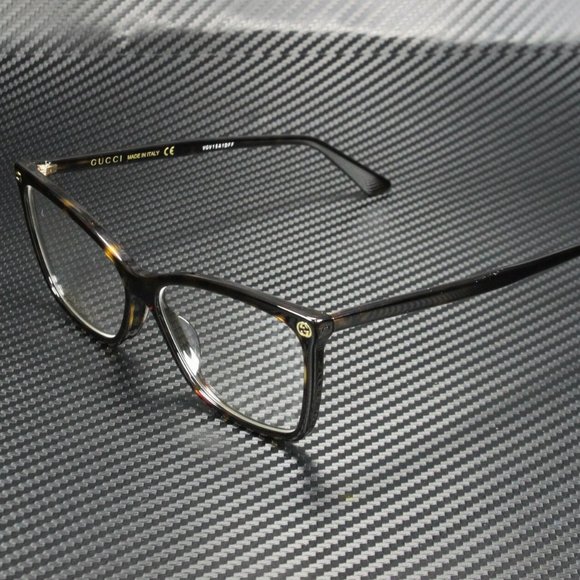 Sale! Gucci Round Havana 56mm Eyeglasses